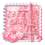 Pink Paris Keyboard Theme icon