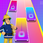 Fireman Sam Piano Game Tiles