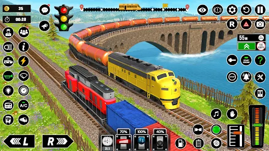 รถไฟจำลองและเกมรถไฟ Train Game