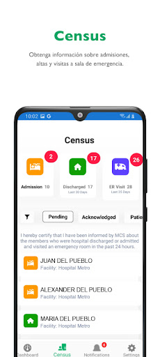 MCS ProviderApp Screen 3
