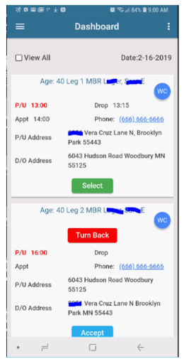 All Trans Software Mobile Driv Screen 2