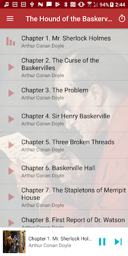 Android application The Hound of the Baskervilles screenshort
