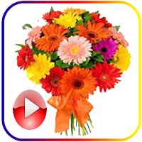 animated Bouquet Flowers stker