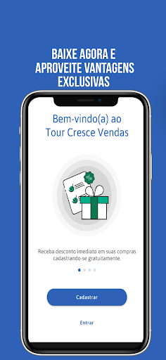 Android application Tour Cresce Vendas screenshort