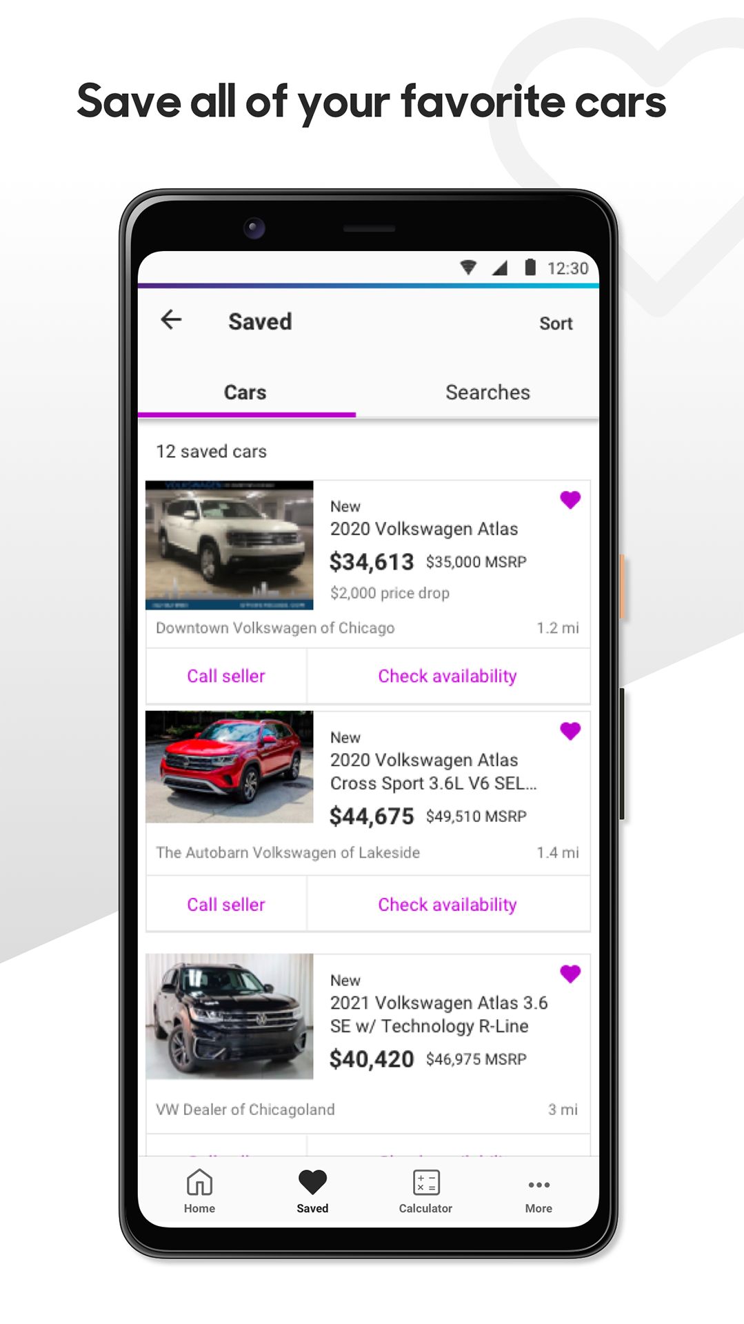 Android application Cars.com – New & Used Vehicles screenshort