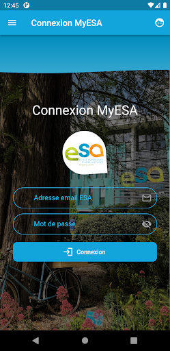 Android application MyESA screenshort