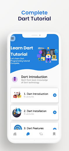 Screenshot of Learn Dart & Flutter