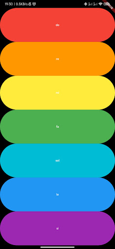 Rainbow Rhythms Xylophone Screenshot