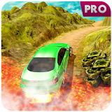 Lava Wall Car Driving : 3D Tracks Simulator Games icon