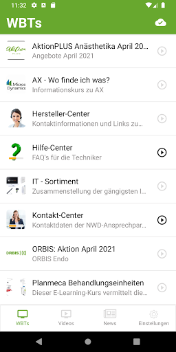 Android application NWD App screenshort