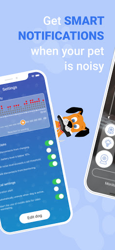 Dog Monitor Pet Sitter  Video Cam Bark Control