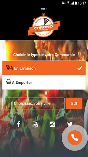 Android application CHRONO PIZZA 62 screenshort