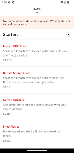 Piggybacks BBQ & Catfish Screen 3