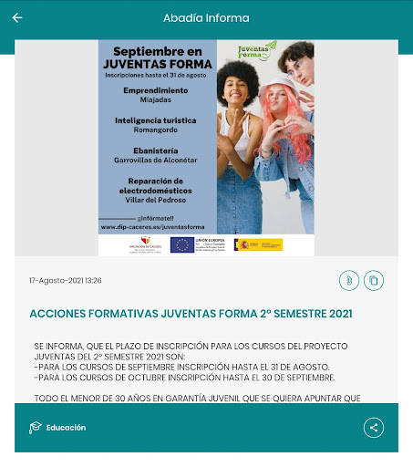 Abadía Informa Screen 3