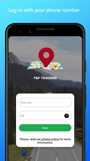 Android application P&P Tracking screenshort