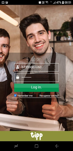 Android application Tipp screenshort