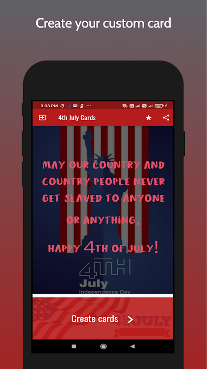 4th of July Cards & Wishes - 1.0.1 - (Android)