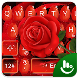 Romantic Love Red Rose Keyboard Theme icon