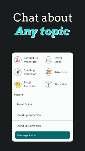 Axion - Powerful AI Chatbot Screenshot 3 - AppWisp.com