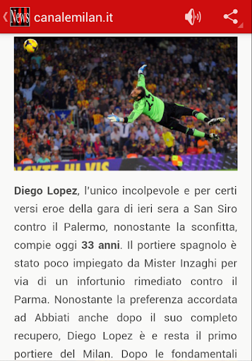 News Rossonero Screen 2