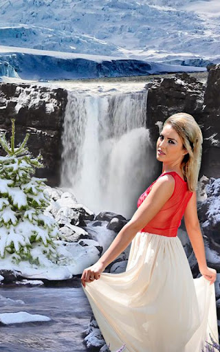 Screenshot of Waterfall Photo Frames