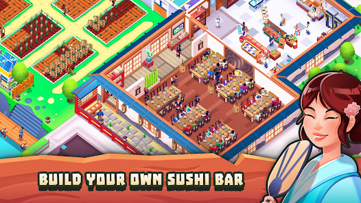 Sushi Empire Tycoon—Idle Game 1.0.4 APK + Мод (Unlimited money) за Android