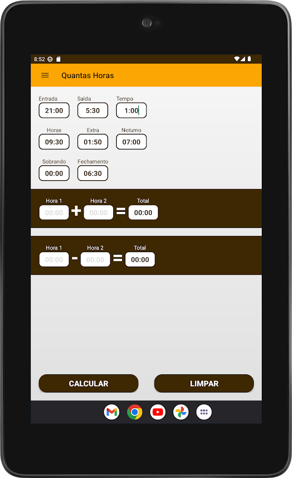 #10. Quantas Horas (Android) Göre: Elder Barbosa Romão