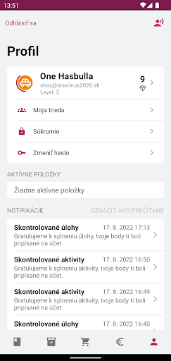 Android application Maximus 2020 screenshort