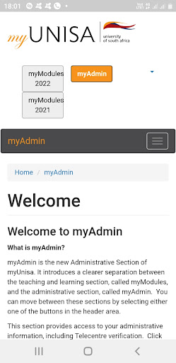 Android application My SA screenshort