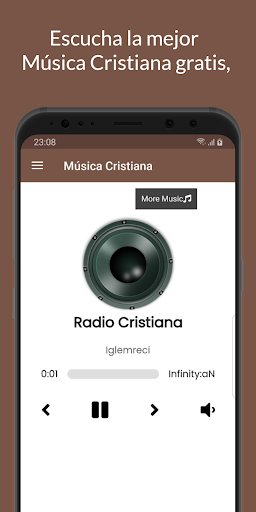 Android application Música cristiana - alabanzas screenshort