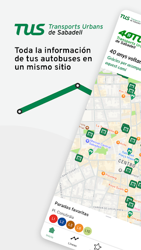 Android application TUS - Bus Sabadell screenshort