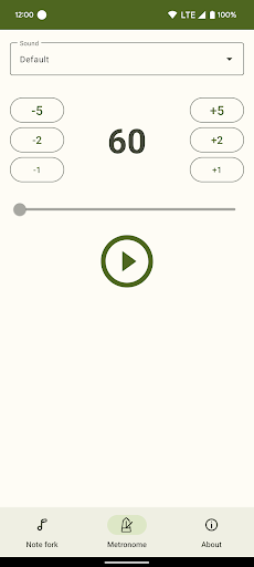 Musekit (Metronome & Tuner) Screen 2