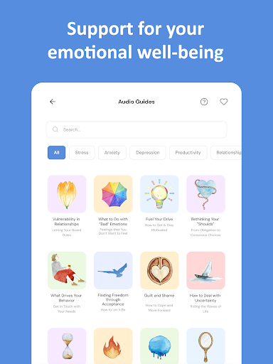 Screenshot of Myselfland Emotional Self-Help