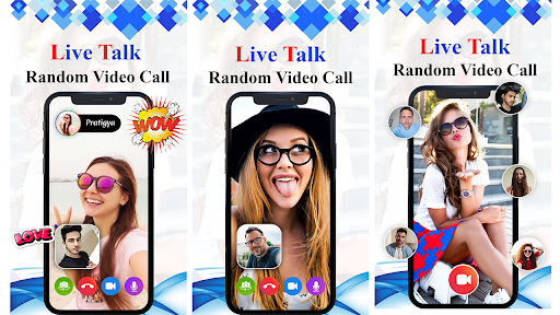 Android application Live Talk - Random Video Call screenshort