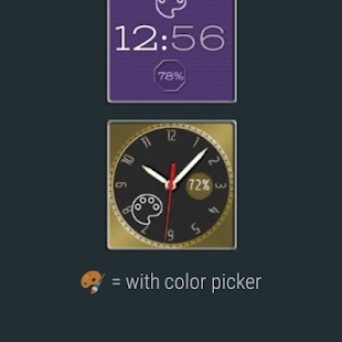 Fancy Bubble Watch Face Pack 8 Screenshot