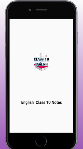 Android application Class 10 English Notes screenshort
