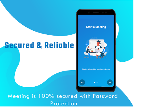Tawk To: Secured Video Meeting Screen 2