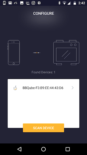 BBQube TempMaster WiFi and BLE Screen 2