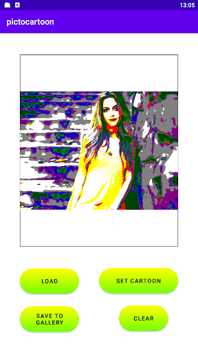 Android application pictocartoon screenshort