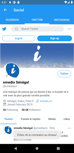 iTv Senegal Screen 3