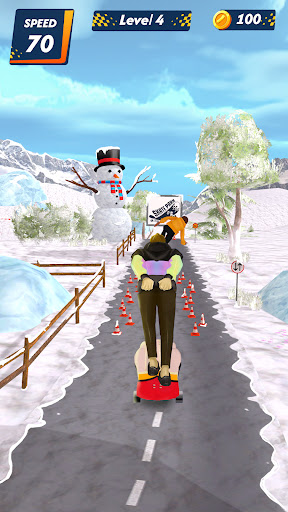 Downhill Racing: Hill Racer 3D Screenshot