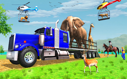Wild Animals Transporter Truck
