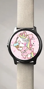 Unicorn Ice Watch Face L131