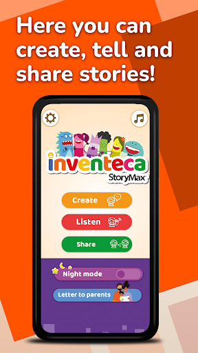 Screenshot of Inventeca: kids' storytelling