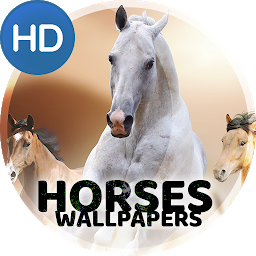 תמונת סמל רקעים עם סוסים