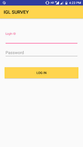 Android application IGTL Survey screenshort
