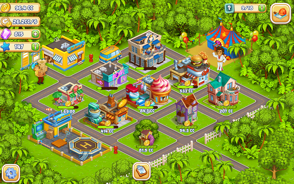 Idle Cartoon City screenshots