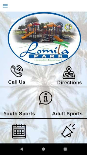 Android application Lomita Parks and Rec screenshort