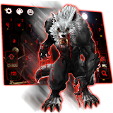 Bloody Werewolf 3D Skull Keyboard icon