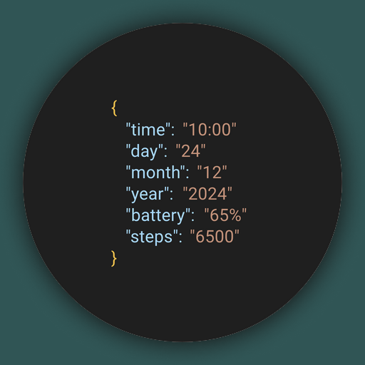 JSON - Watch Face Logo